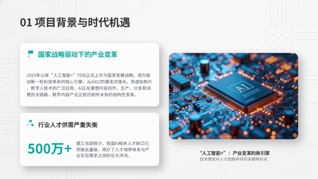 AI产教融合项目可行性研究：以某数字内容产业实训基地项目为例