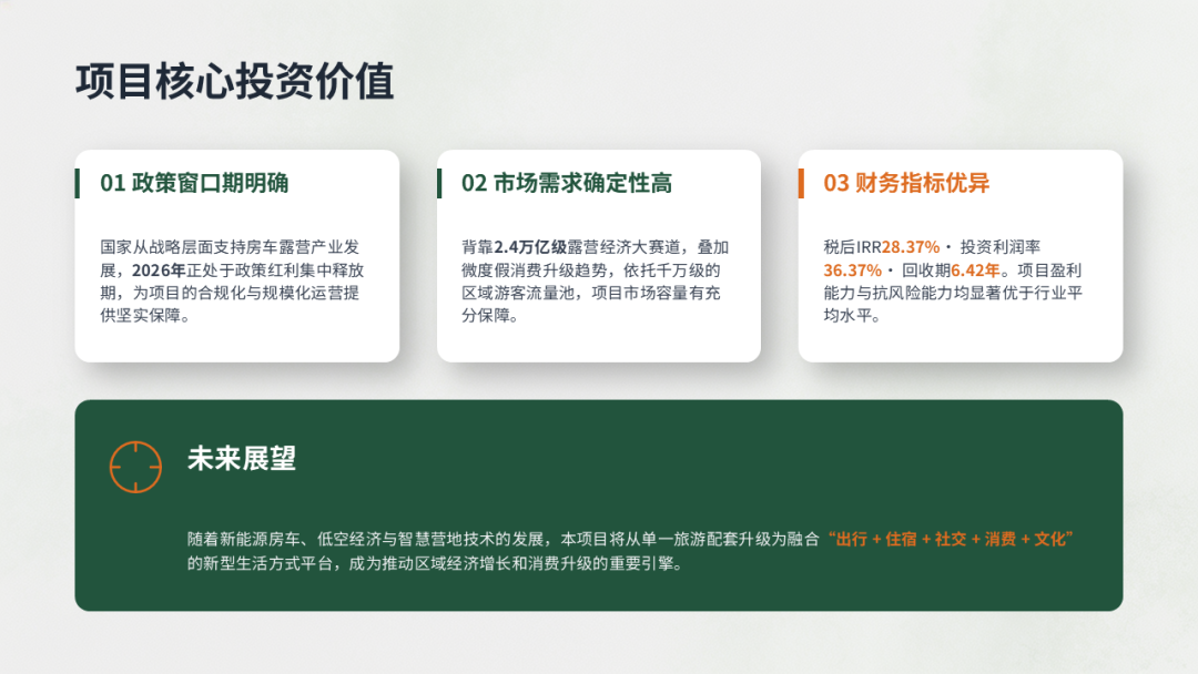 从景区 营地 平台模式看我国微度假经济新机遇：房车特色小镇与旅游自驾露营基地项目案例研究