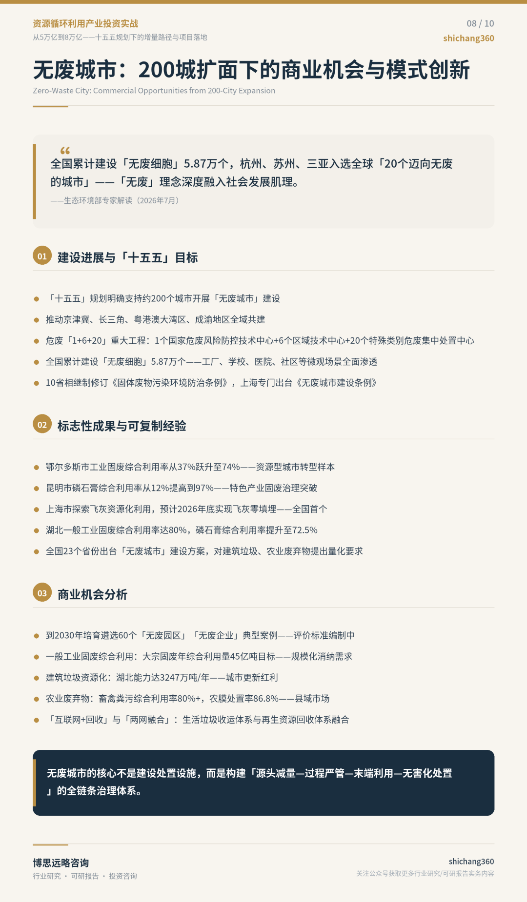 资源循环利用产业从“十五五”规划到项目落地全链条解析