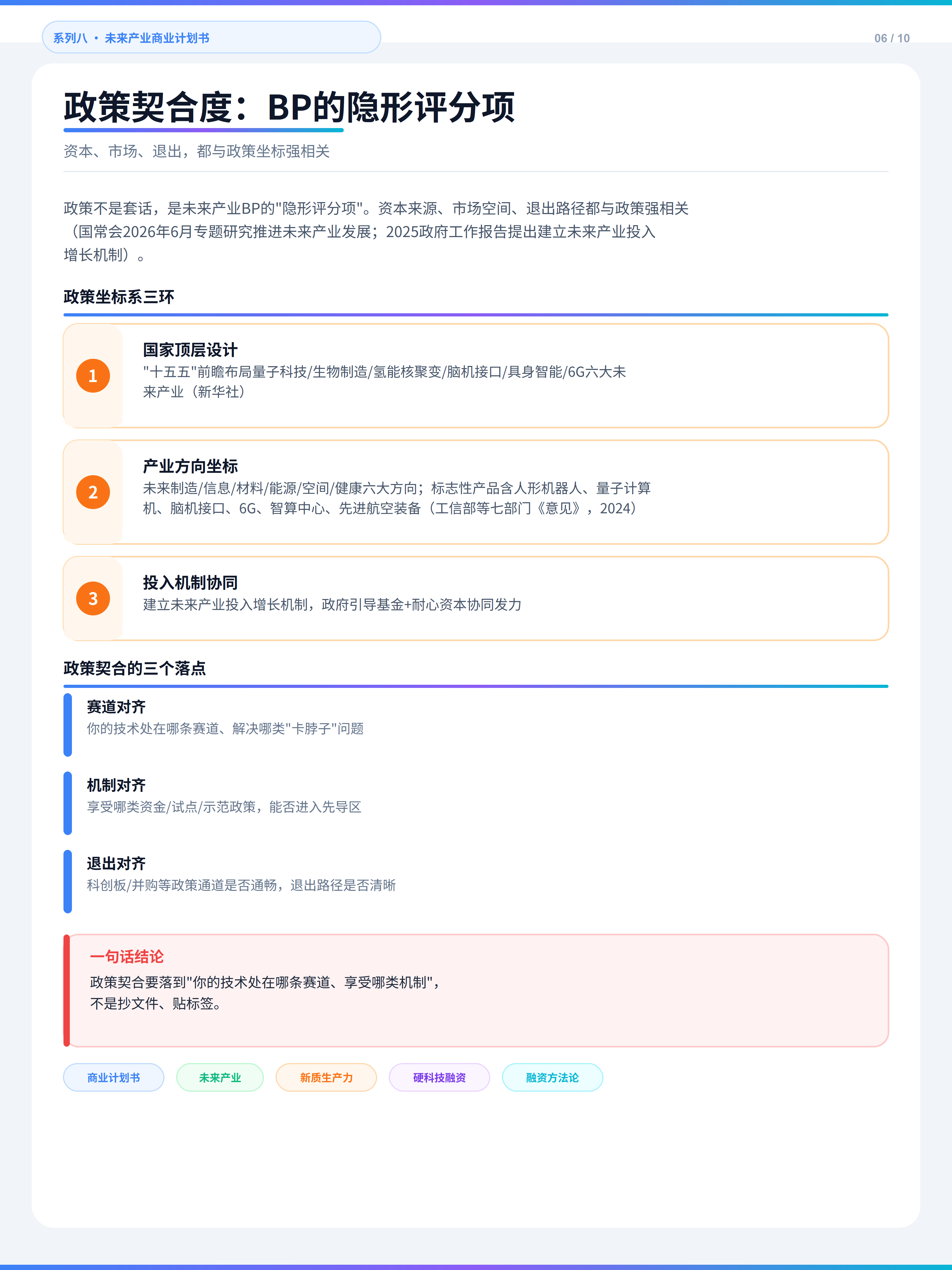 未来产业商业计划书编制指南（第 7 张）