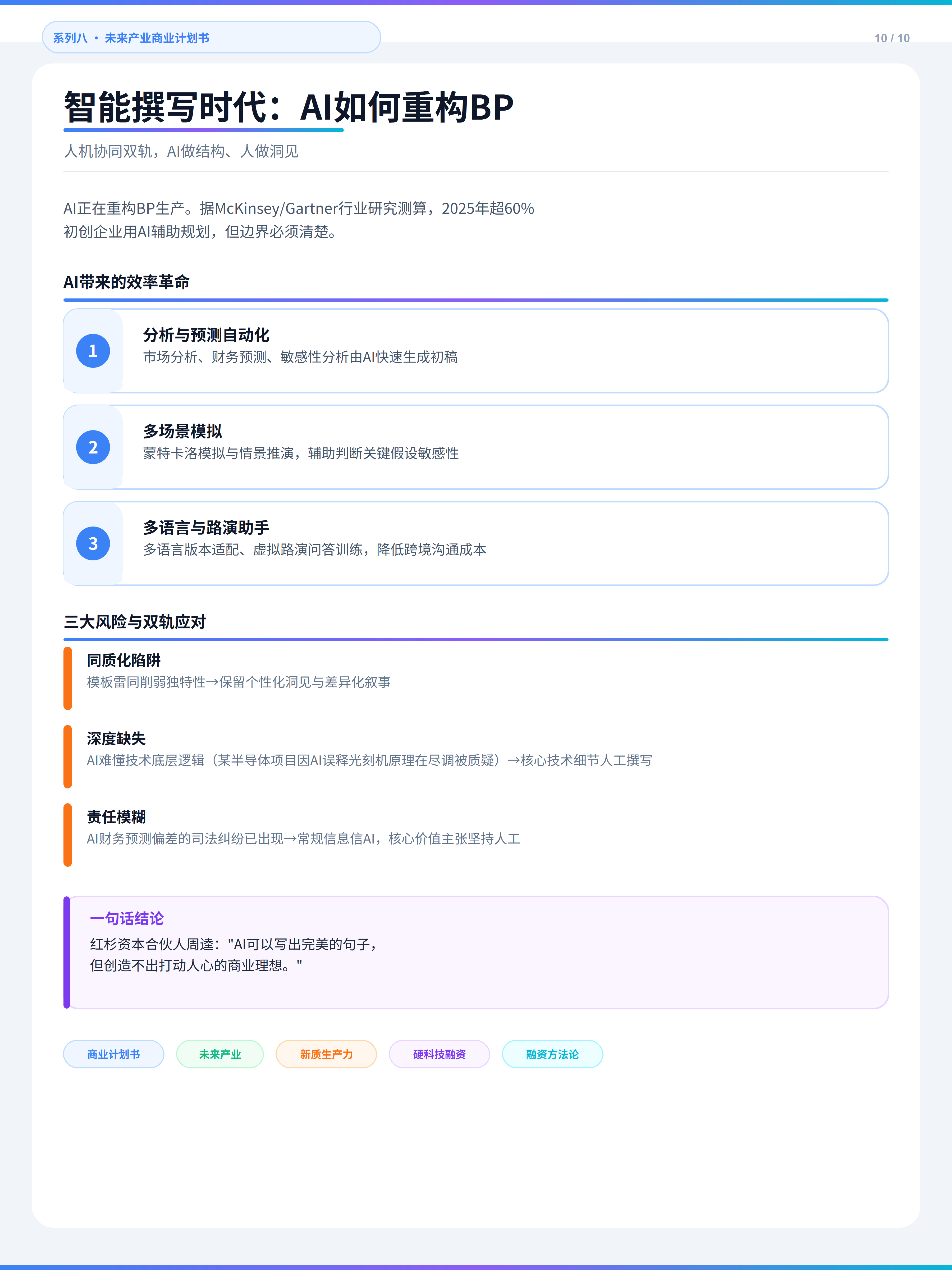 未来产业商业计划书编制指南（第 11 张）