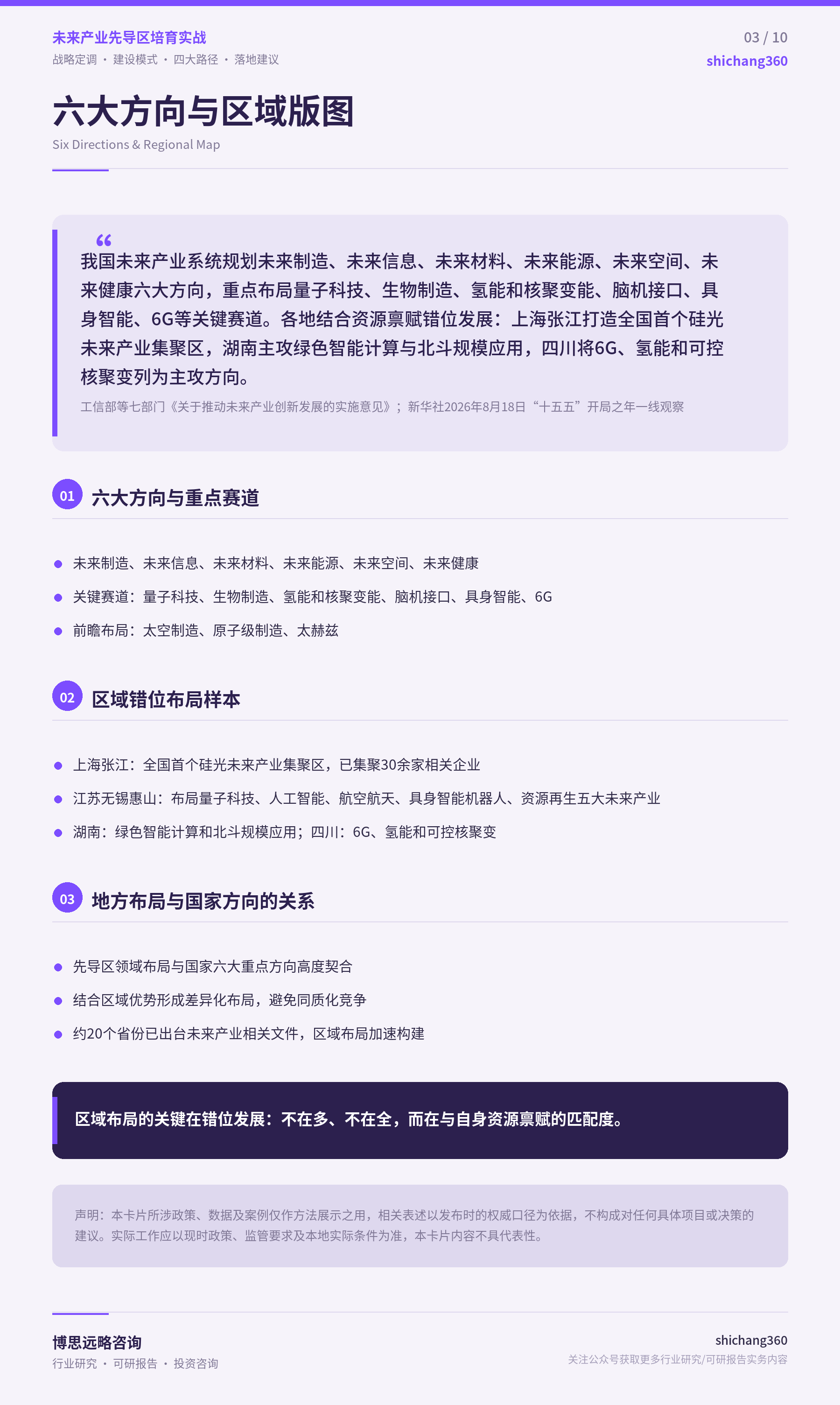 未来产业先导区总览及培育策略（第 4 张）