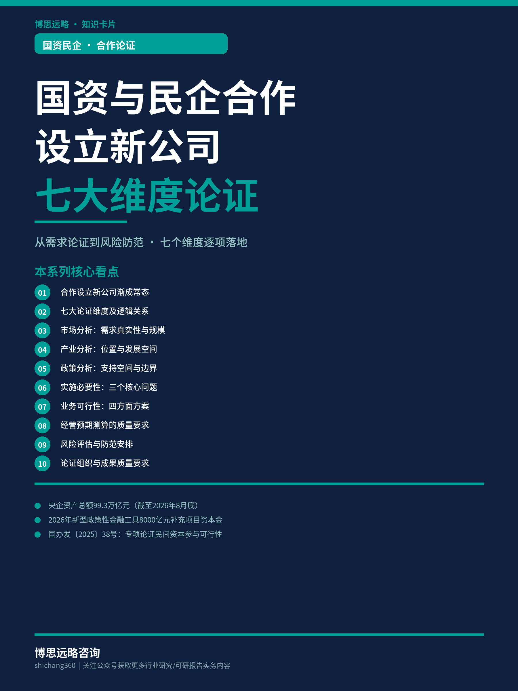 国资与民企合作设立新公司论证（第 1 张）