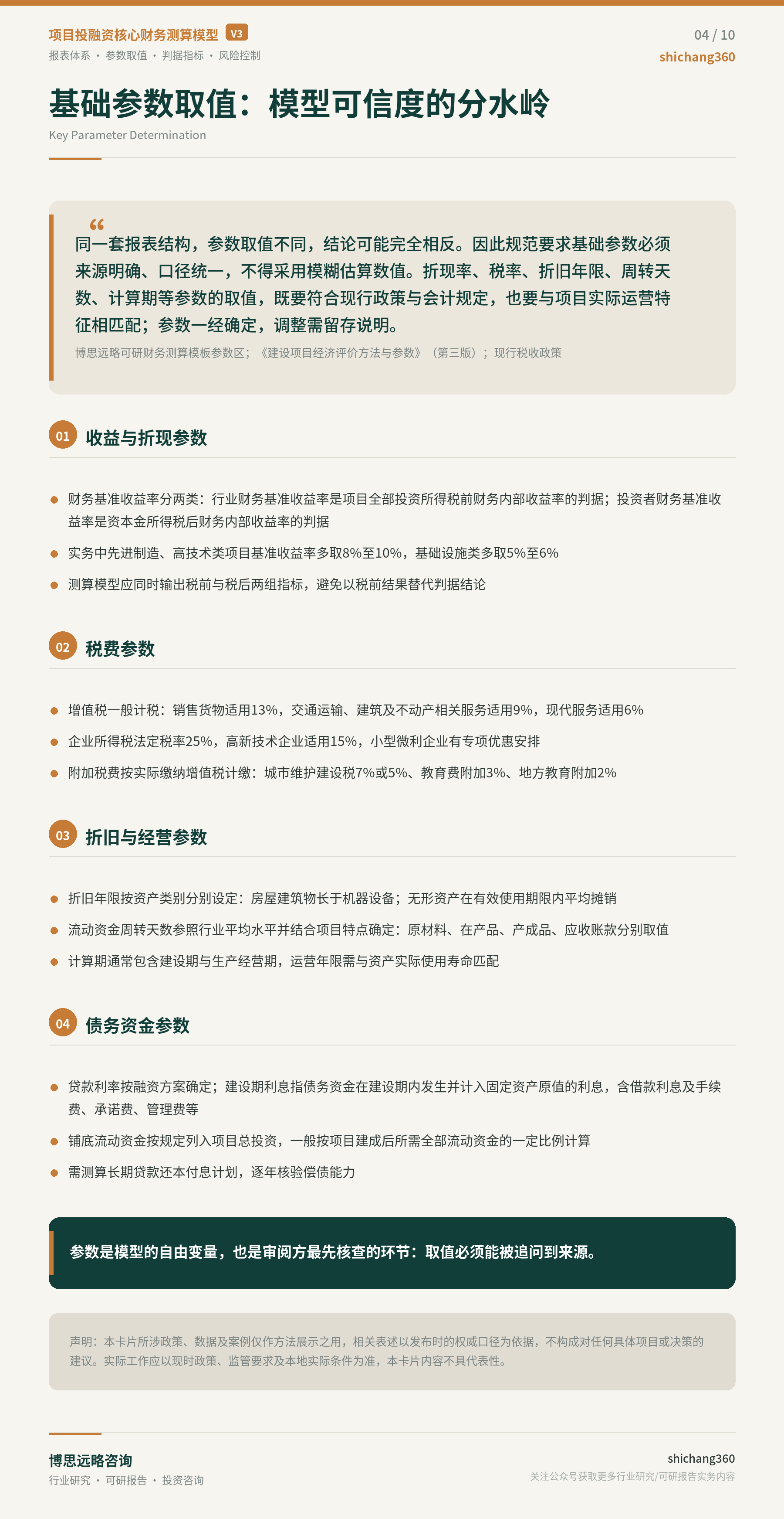 项目投融资核心财务测算模型详解（第 5 张）