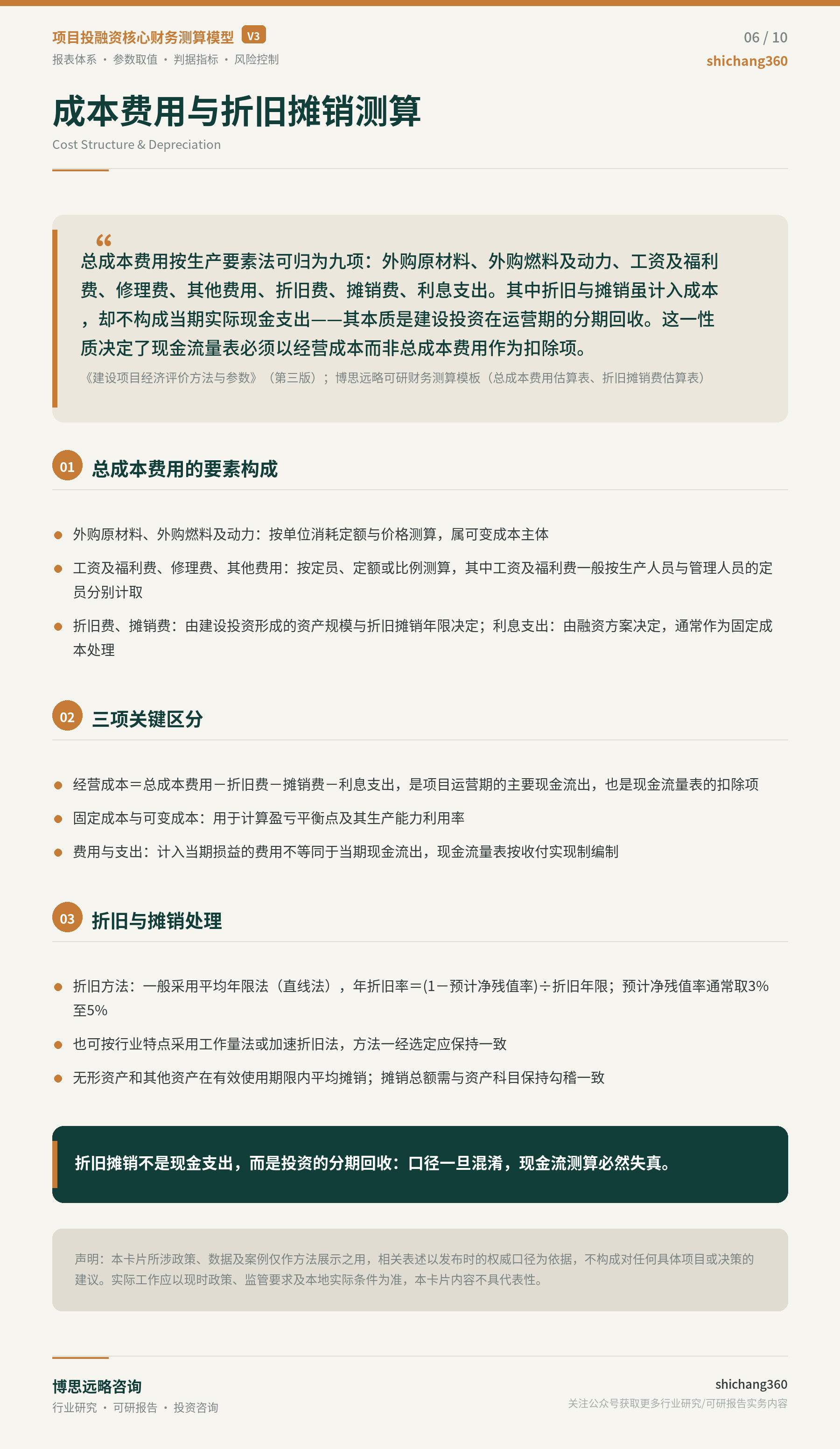 项目投融资核心财务测算模型详解（第 7 张）