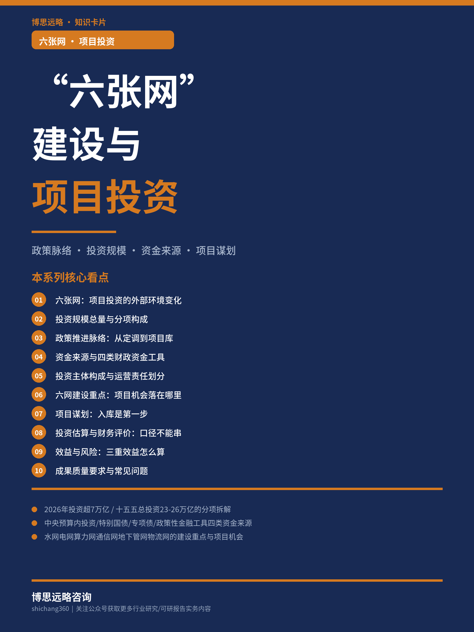 六张网建设项目投资机会分析（第 1 张）