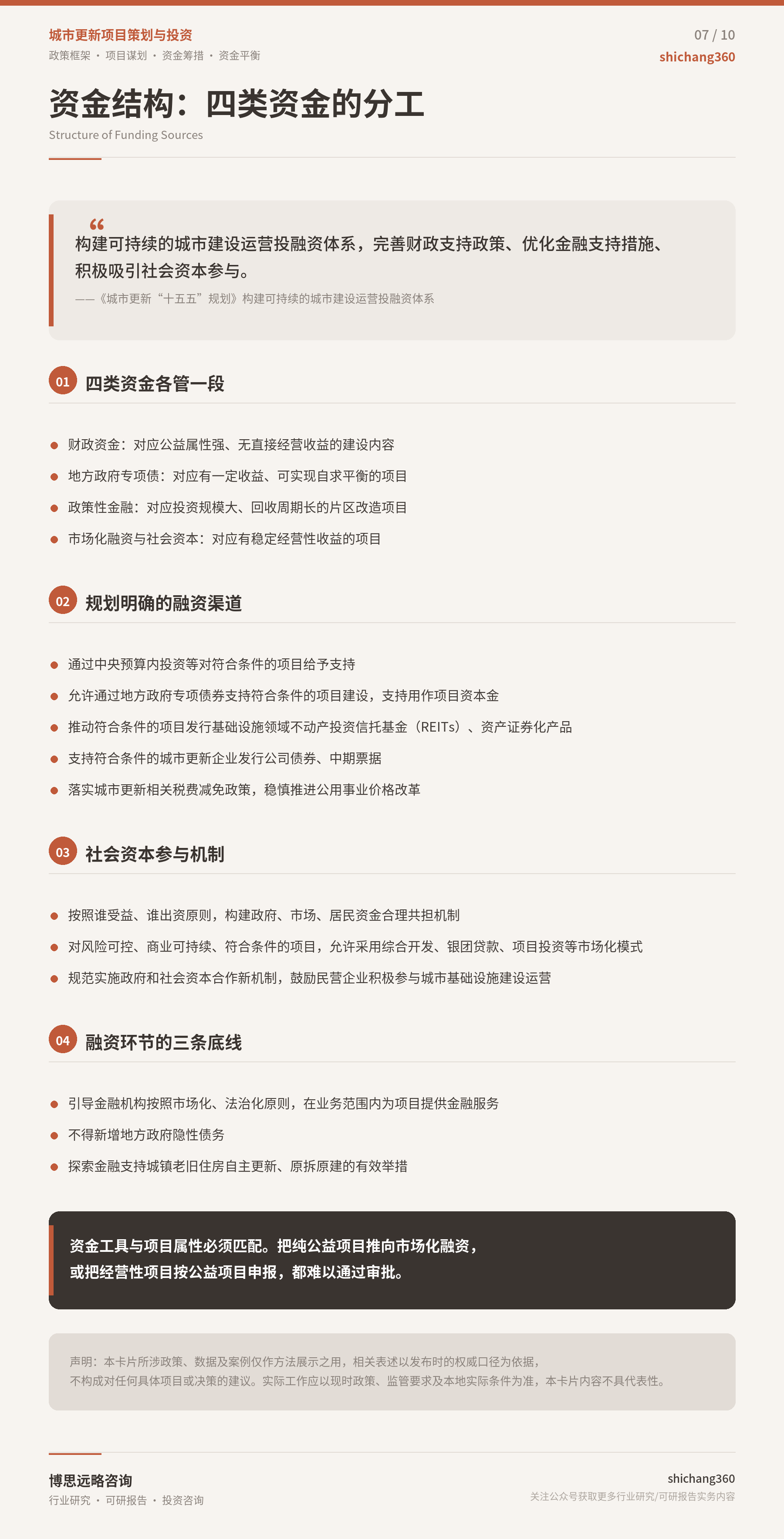 《城市更新"十五五"规划》落地：项目谋划与资金筹措的十条要点（第 8 张）